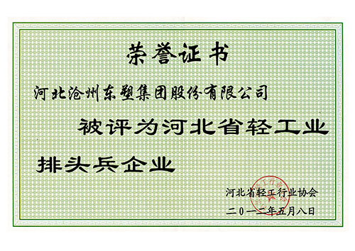 企業榮譽證書