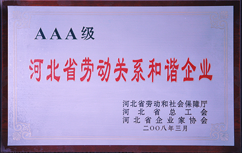 企業榮譽證書